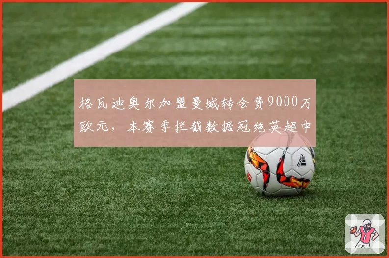 格瓦迪奥尔加盟曼城转会费9000万欧元，本赛季拦截数据冠绝英超中卫