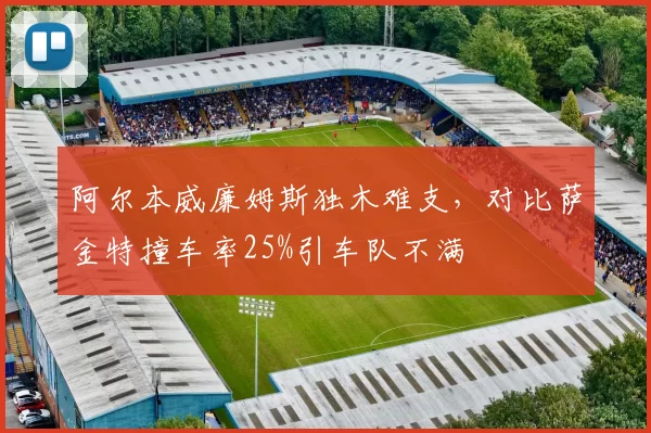阿尔本威廉姆斯独木难支，对比萨金特撞车率25%引车队不满